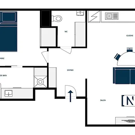 Apartment Charming 2 Bedrooms Ideal For Olympic Games Paris! Boulogne-Billancourt